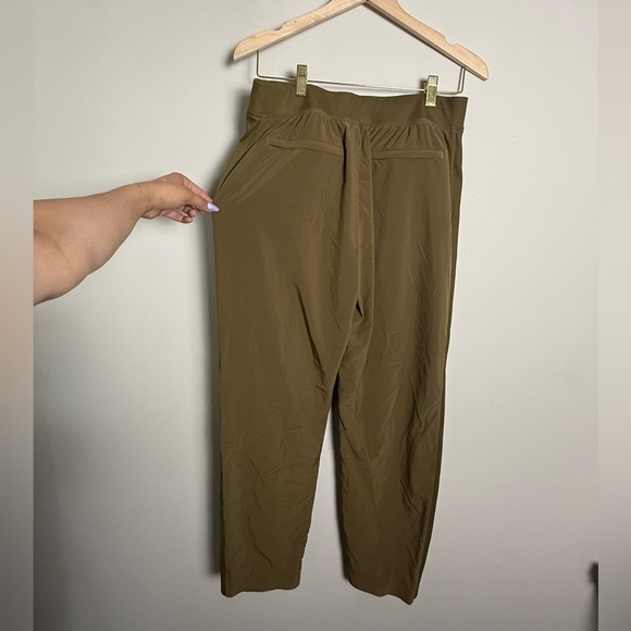 Athleta Women's Olive Track Pants - Picture 2 of 3